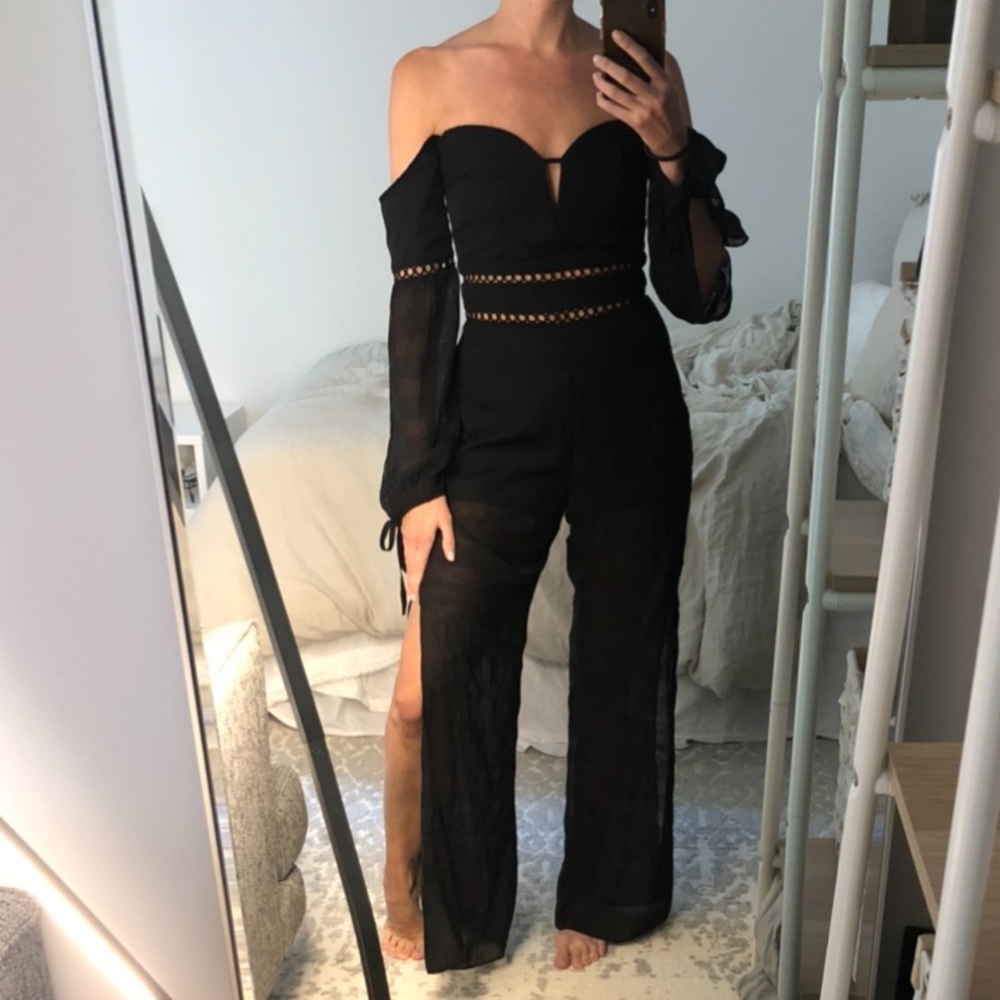 Elliatt Aura Off the Shoulder Jumpsuit